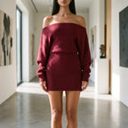 Bardotique - Minidress In Maglia A Coste