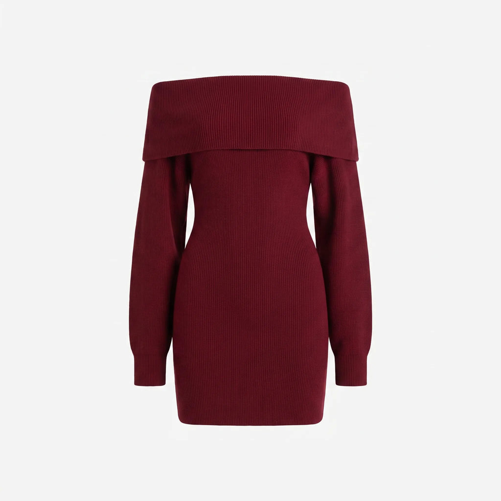 Bardotique - Minidress In Maglia A Coste