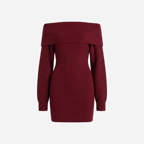 Bardotique - Minidress In Maglia A Coste