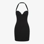 Nixia - Vestito Nero Corto Elegante