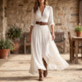PrairieChic - Vestito Chemisier Lungo
