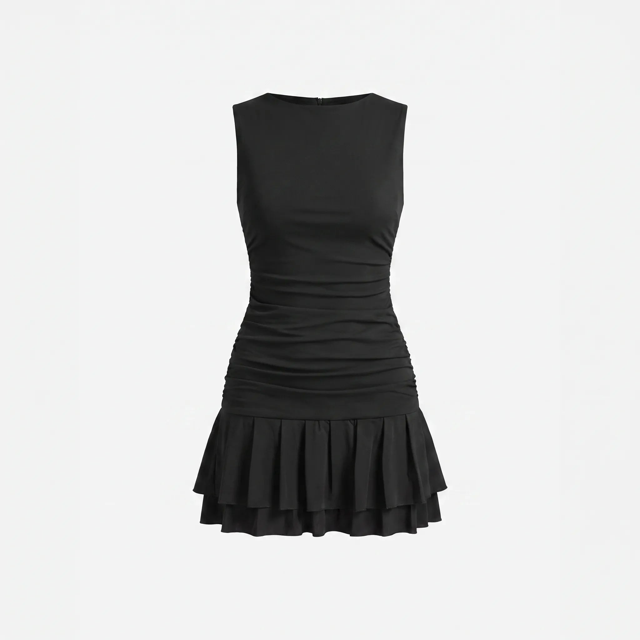 Ruchly - Minidress Aderente Con Volant